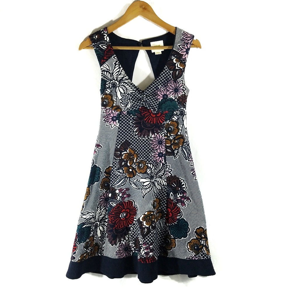 Anthropologie Maeve Floral Fairchild Dress